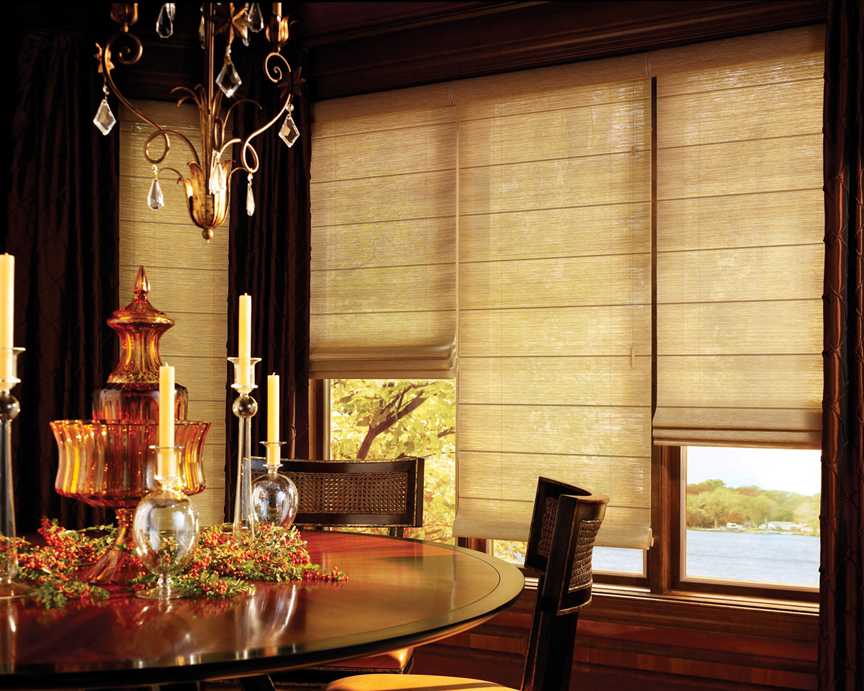 Bring Nature Indoors With Woven Wood Shades