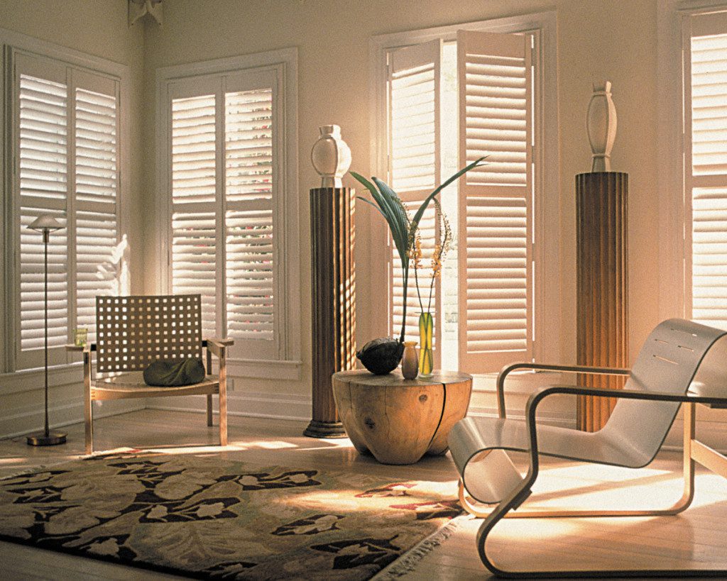 Palm Beach Shutters in Living Room