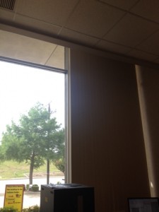 Richardson Texas Commercial Window Treatments - Before 2