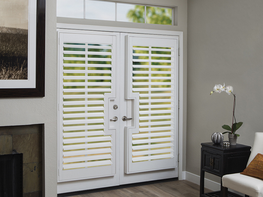 Newstyle® Hybrid Shutters on French Doors