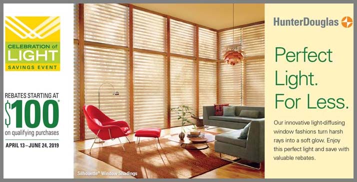 Save on Hunter Douglas Products