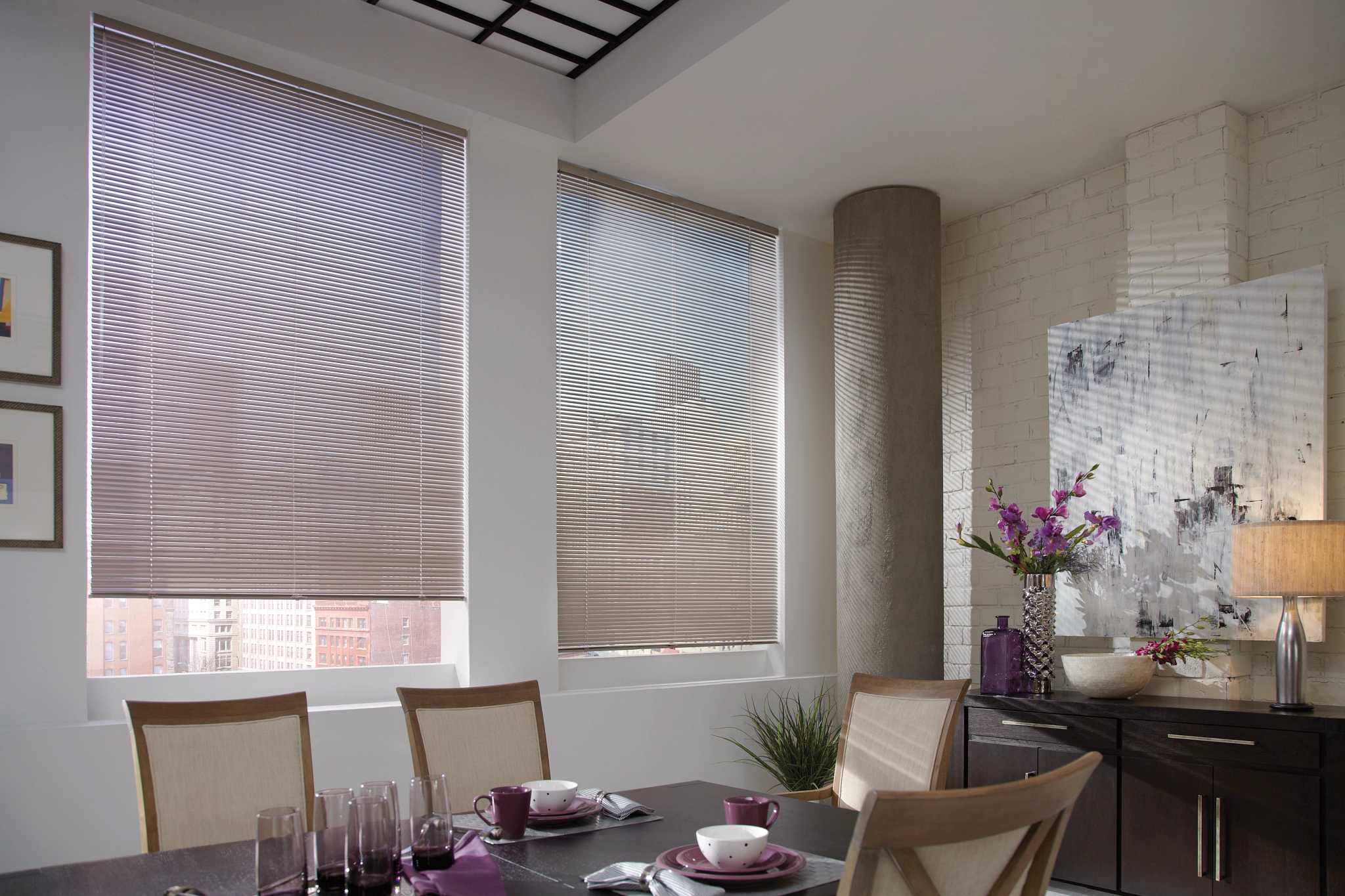 2014_MPM_LR_Aluminum Blinds_Dining Room