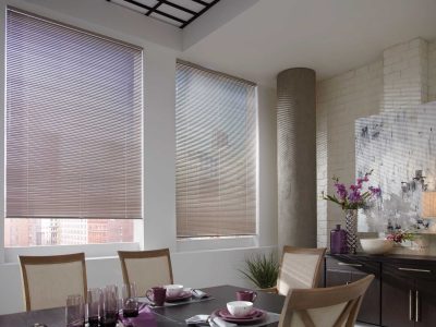 2014_MPM_LR_Aluminum Blinds_Dining Room