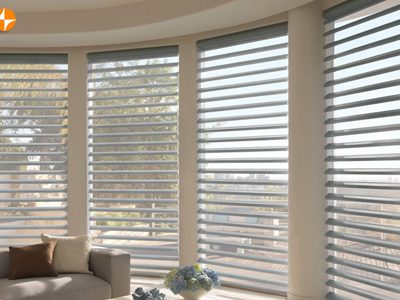 Pirouette® Window Shadings in the Living Room